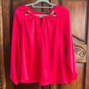 INC International Concepts long sleeve blouse- size L-NWT